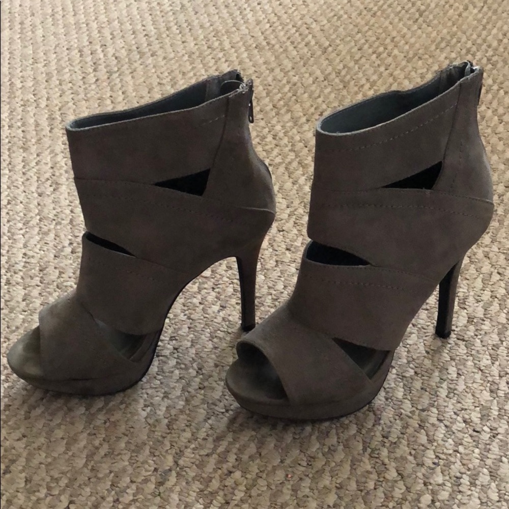 Charlotte Russe velvet shoes